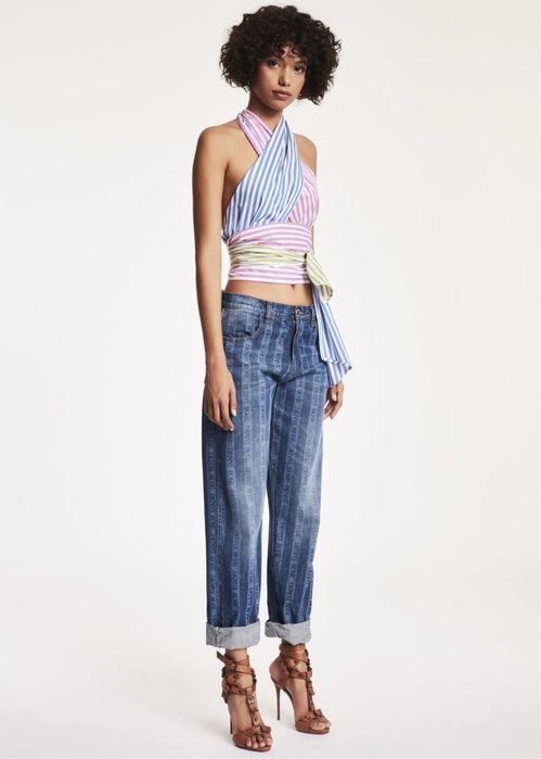 Топ/бюстие връзване на врата и кръста р-т С/М