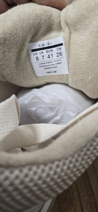 Amiri MA-1 Alb  Mărimea 41