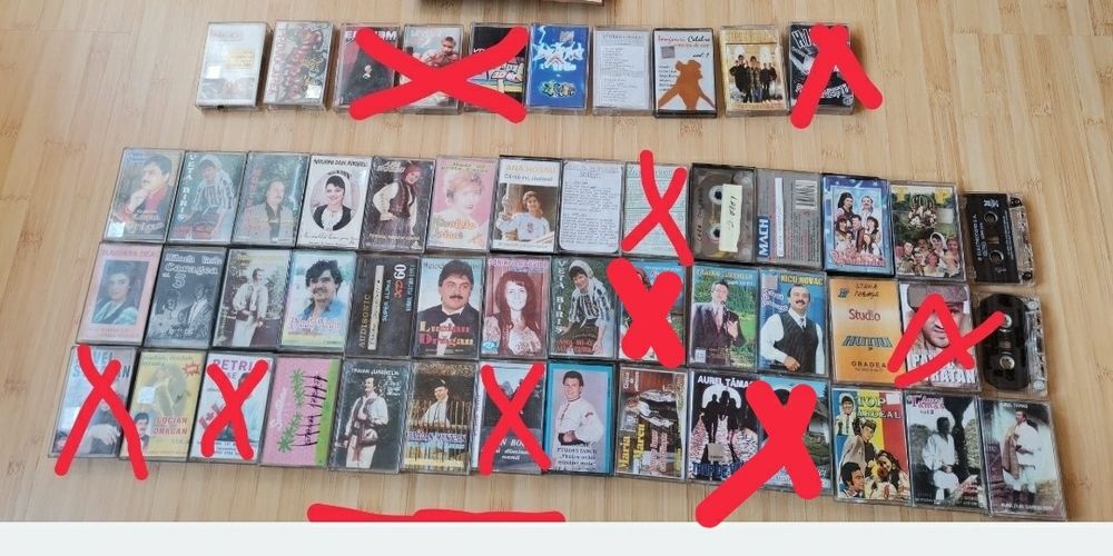 Casete audio muzica usoara si populara
