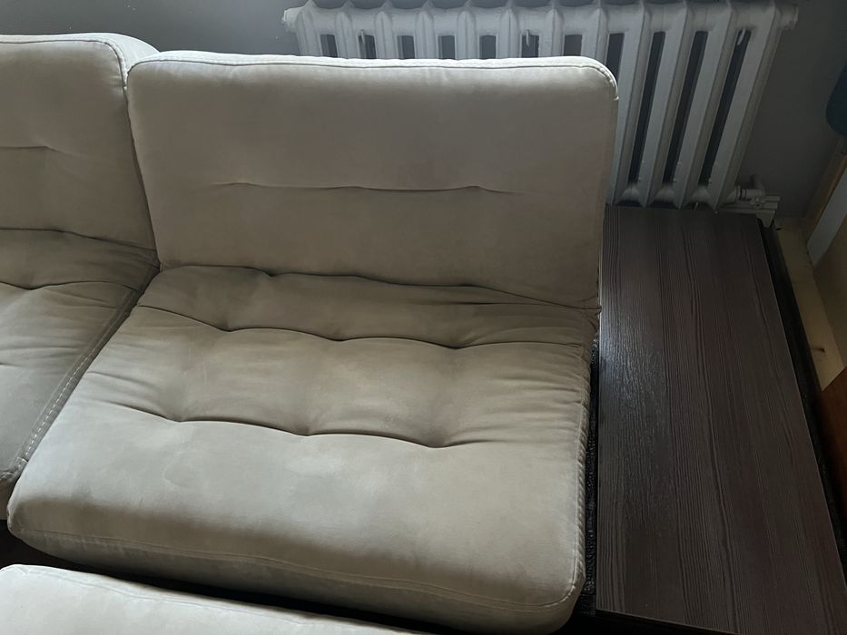 Большой диван трансформер - 4 блока + столик