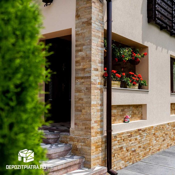 piatra naturala poligonala sparta alba grecia taiata