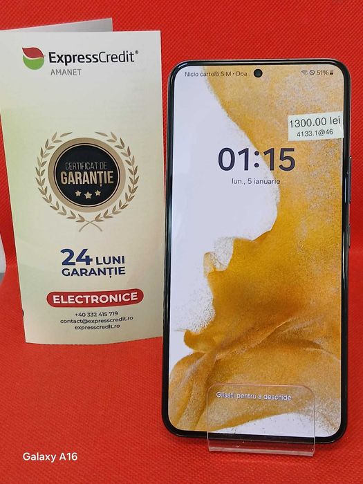 (AG46) Telefon Samsung S22 B.4133 Garantie 2 ani