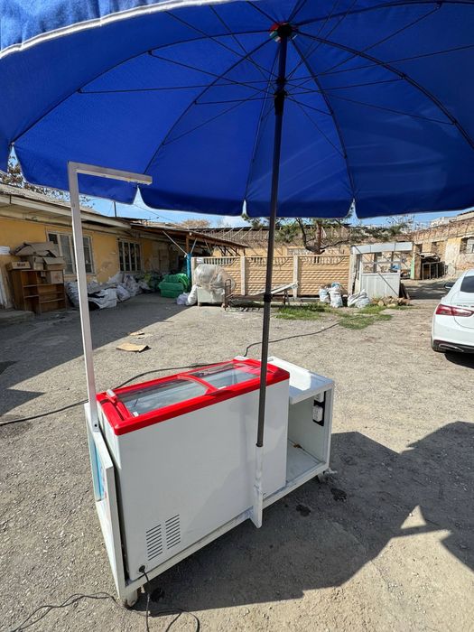 Tayyor marojni biznesi uchun marazelnik soyabonlari bilan