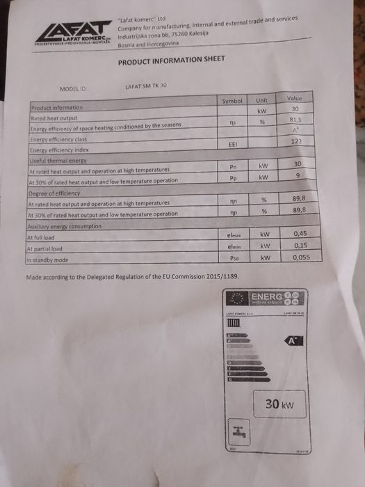 Vind Centrala termica lemn