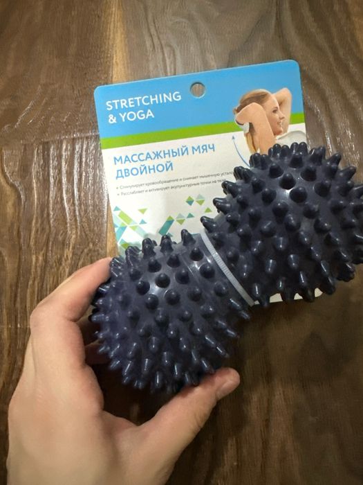 Матрас и мяч для йоги