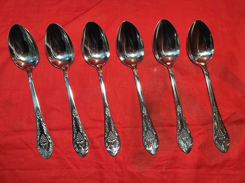 Сребърни супени лъжици на СССР 875 проба. Сребро 416гр.