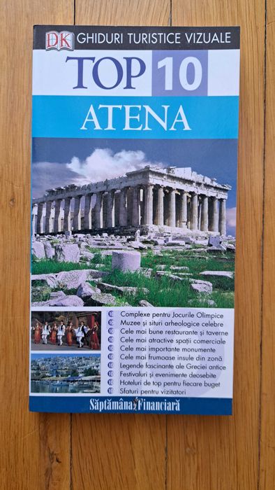 Ghid turistic top 10 Atena, editura Litera