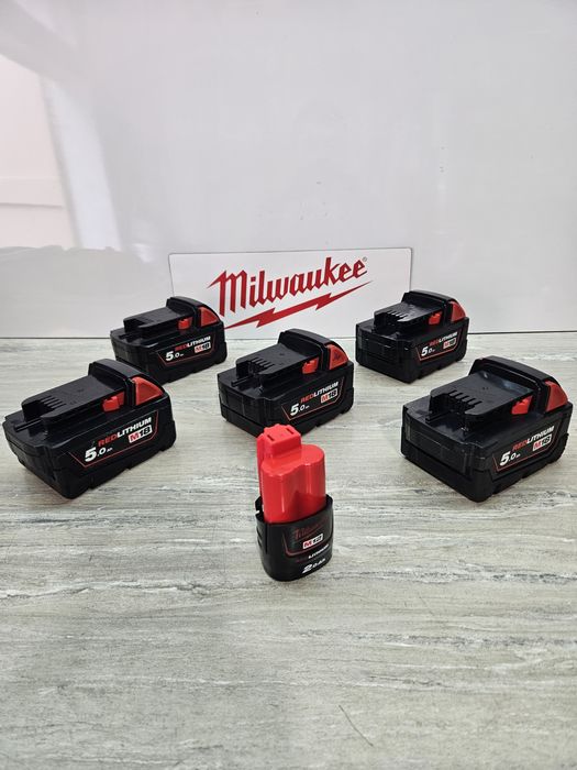 Milwaukee Батерии 18V.5Ah,12V.2Ah.