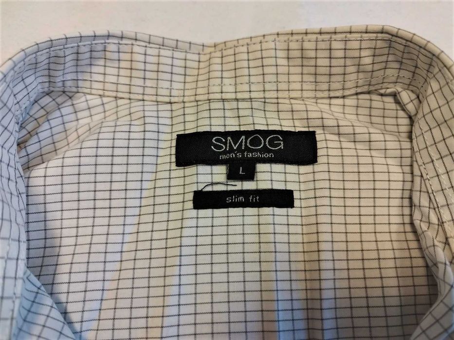 Мъжка риза с дълъг ръкав, размер L