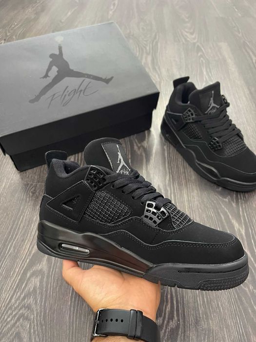 JORDAN 4 Black-cat - adidasi noi cu verificare colet