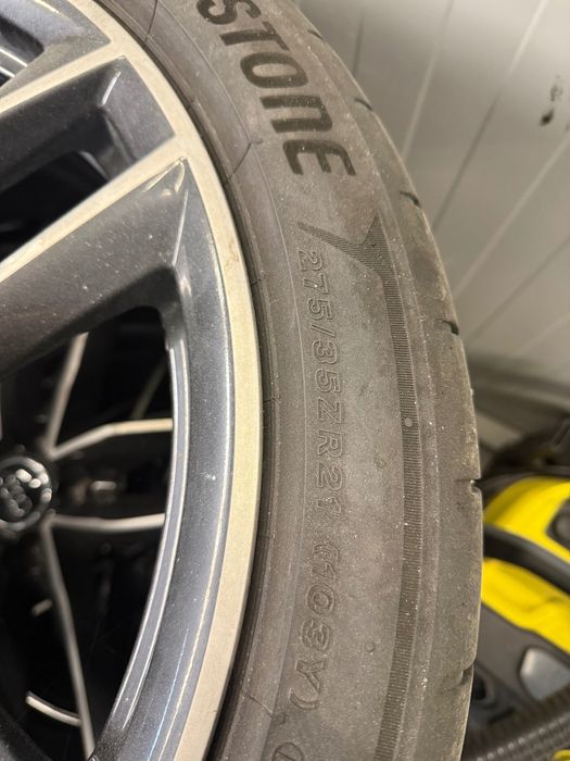 Чисто нови джанти с гуми 4 бр за Audi 21" - 275/35/21 Bridgestone Potenza