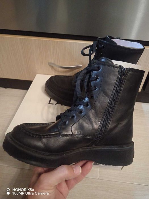 Дамски кожени боти 38