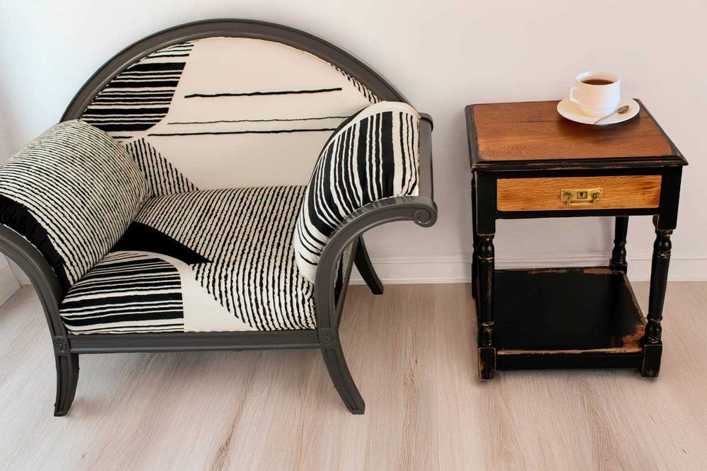 Noptieră stejar unicat – finisaj manual