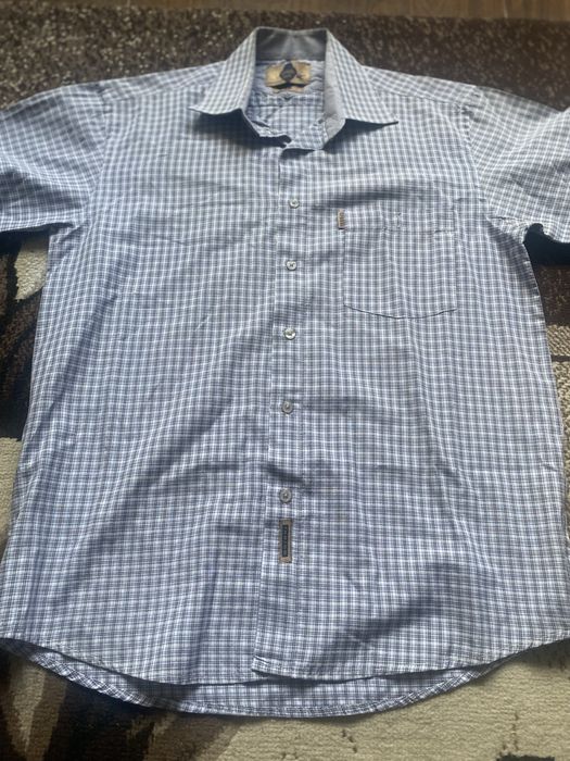 Мужская рубашка с коротким рукавом рр. S/39 erkaklar ko'ylagi