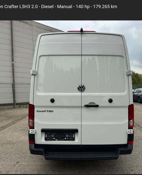 VW Crafter 2023 km 179000