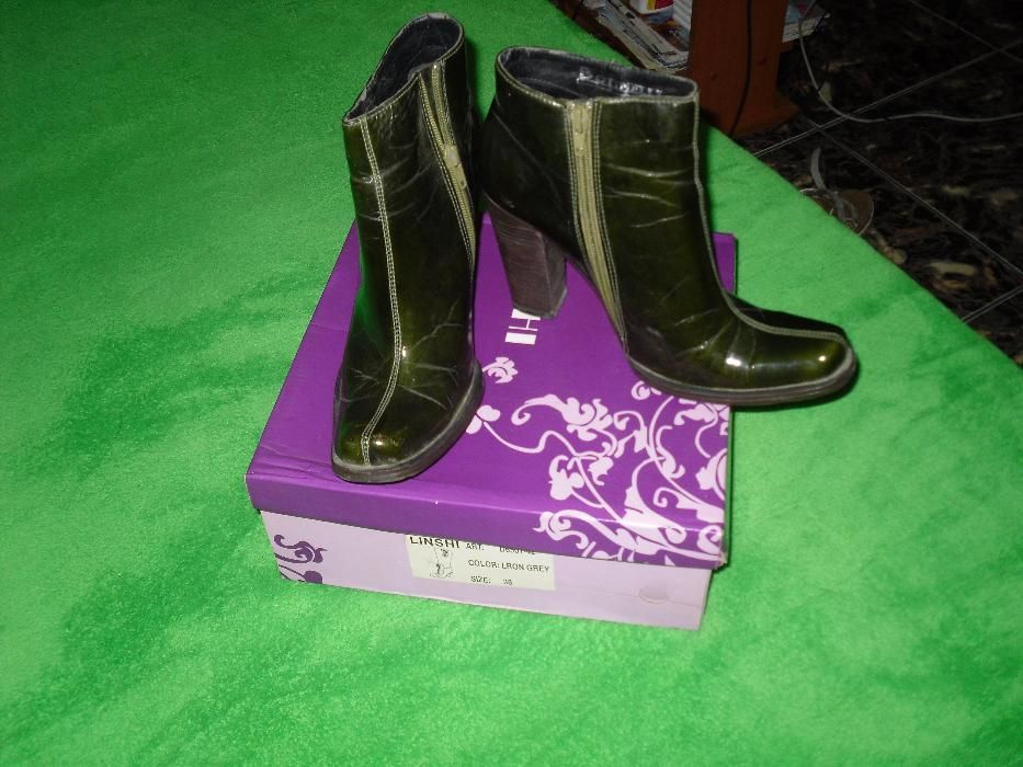 cizme piele lacuita,nr.38