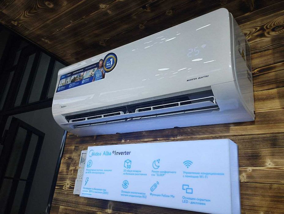 Кондиционер MIdea Alba 7 Inverter Quatro WiFi 80v