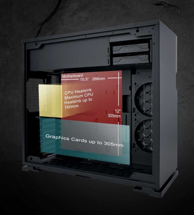 Компютърна кутия Inwin 101 черна
