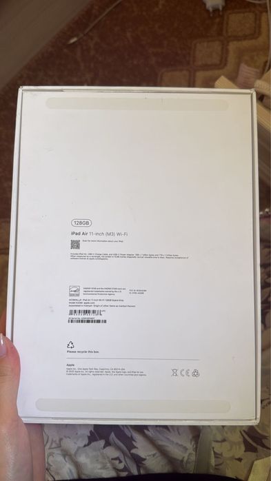 iPad air 11 2025 m3 128гб space gray