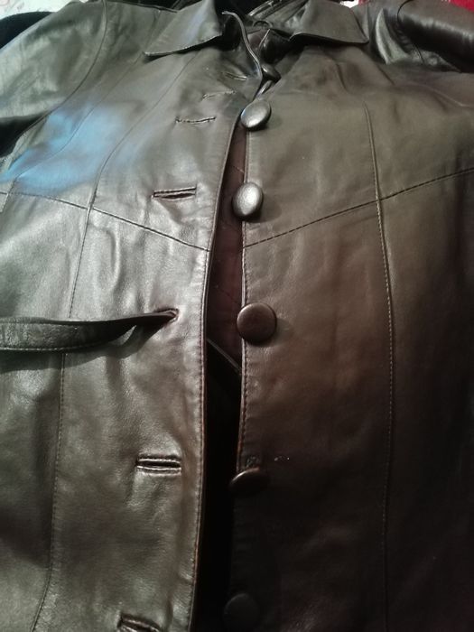 Плащ женский коженный