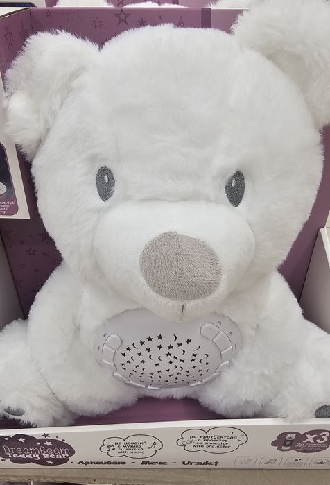 Светещо плюшено мече с прожектор и мелодии