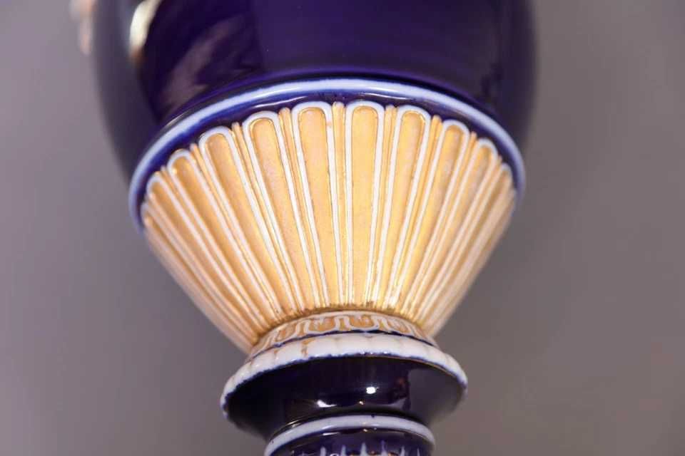 Meissen Майсен голяма кобалтово синя ваза 39см 1во качество 1930г.