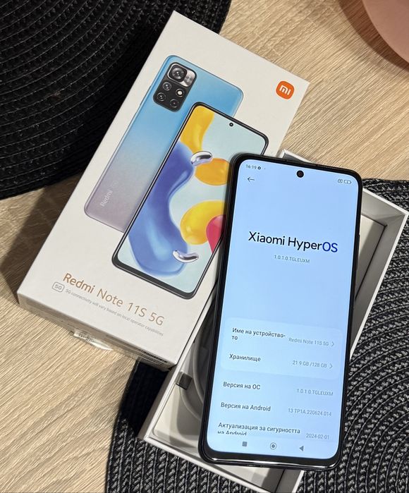 Redmi Note 11s 5G Midnight Black 128 GB