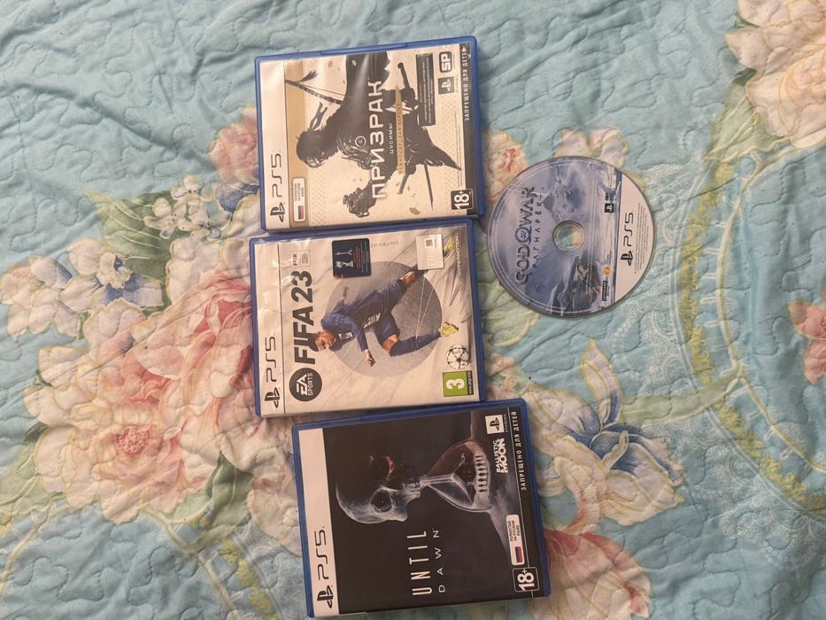 Playstation 5 Fat с дисководом + Диски