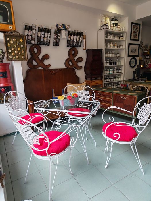 Градински комплект ковано желязо