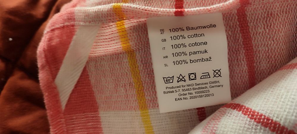 Set de 5 prosoape de  bucătărie, 100%bumbac, 50/70, Germania