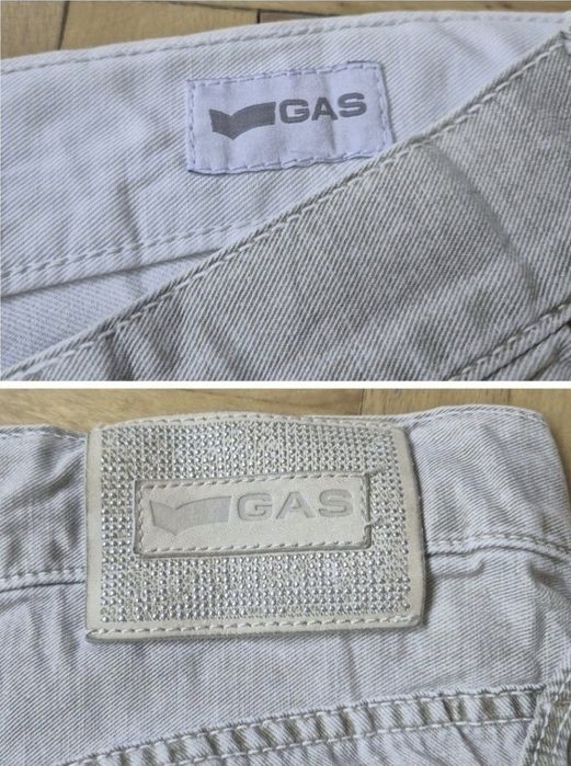 Pantaloni Scurți / Blugi GAS, Bărbătești - Stil Urban Distressed - W30