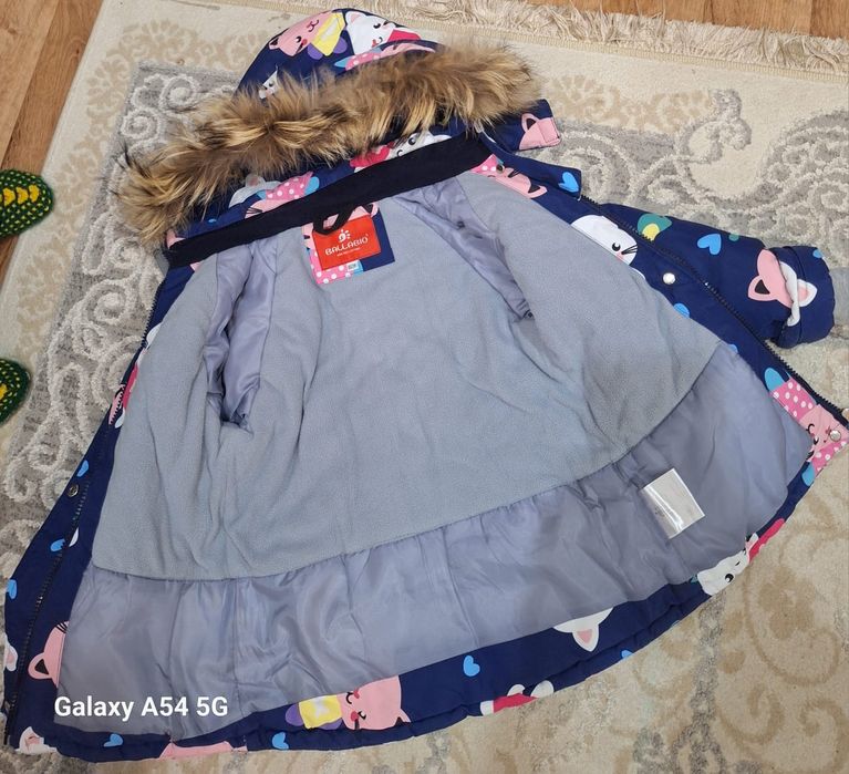 Зимний костюм для девочки