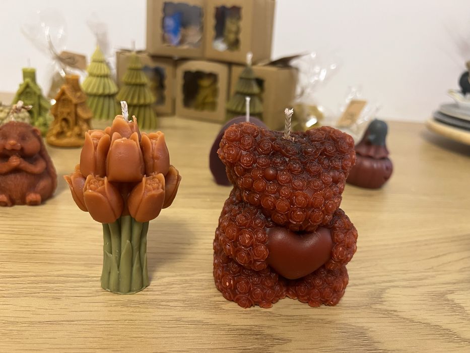 Свещи от пчелен восък