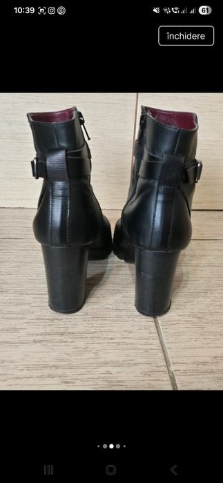 2 perechi ghete dama piele Benvenuti, marime 38