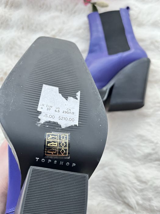 Cozme/ciocate statement din piele naturala marimea 37