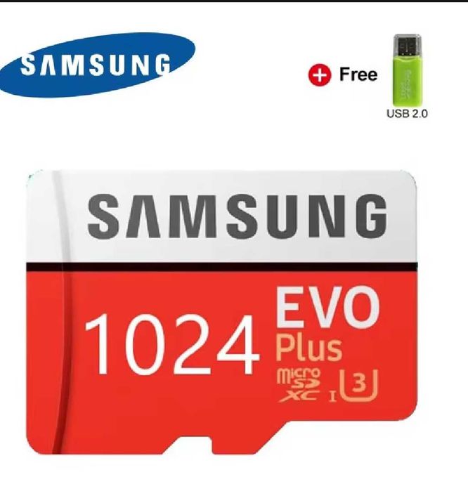 Samsung EVO Plus 1TB MicroSDXC Micro SD Class 10 UHS-I U3 HD 4K Memory Card с безплатна доставка до Speedy автомат