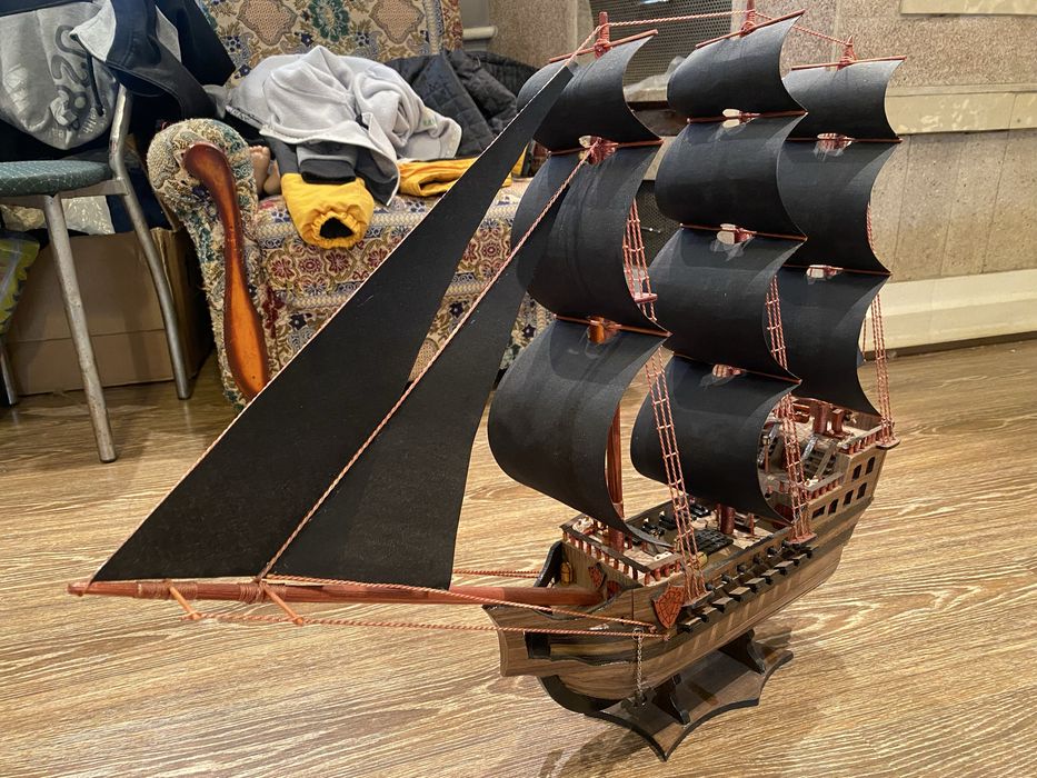 Модели парусных кораблей