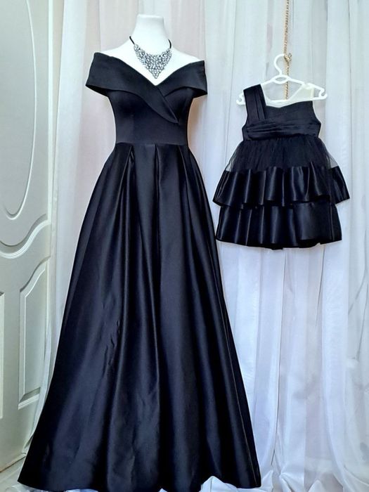 Платья для мамы и дочки в стиле Фэмили лук