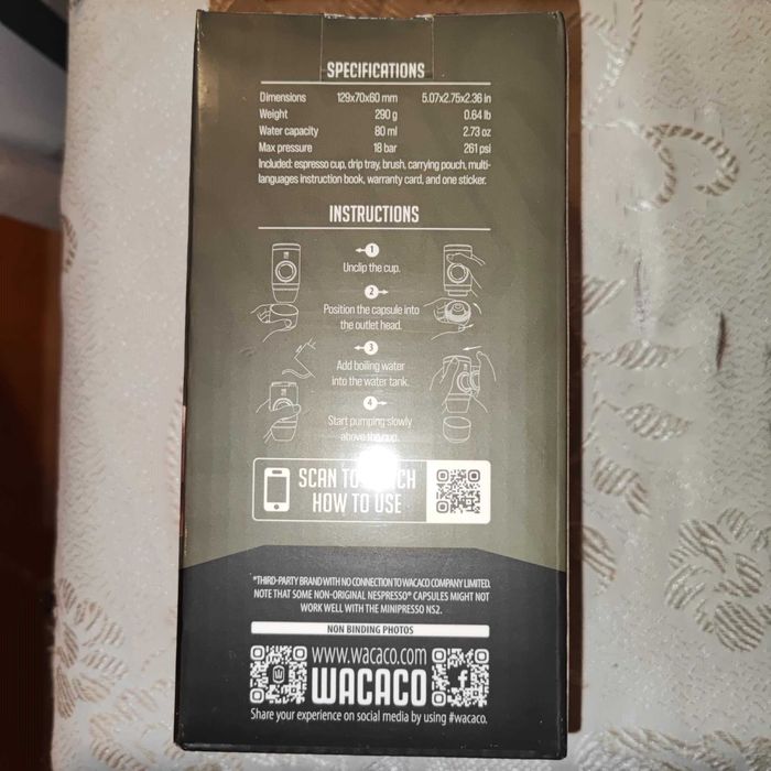 преносима кафемашина –MINIPRESSO+калъф