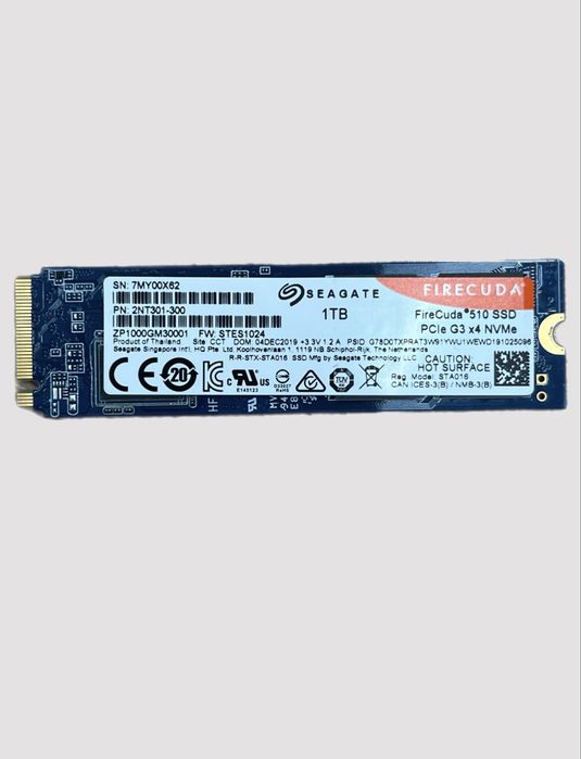 1Tb M.2 NVMe SSD Seagate FireCuda 510