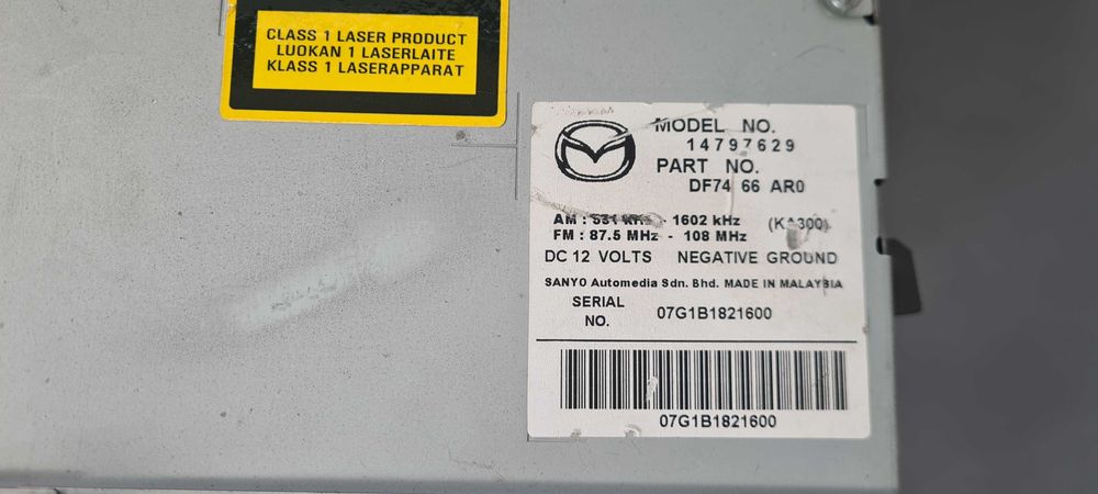 Музика Mazda 2 2009г.