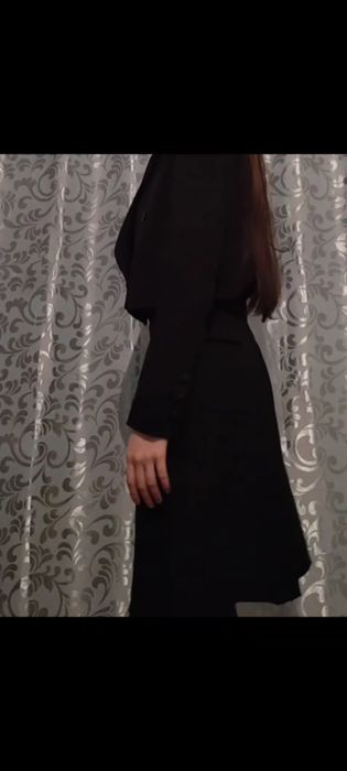 укороченный пиджак+юбка
