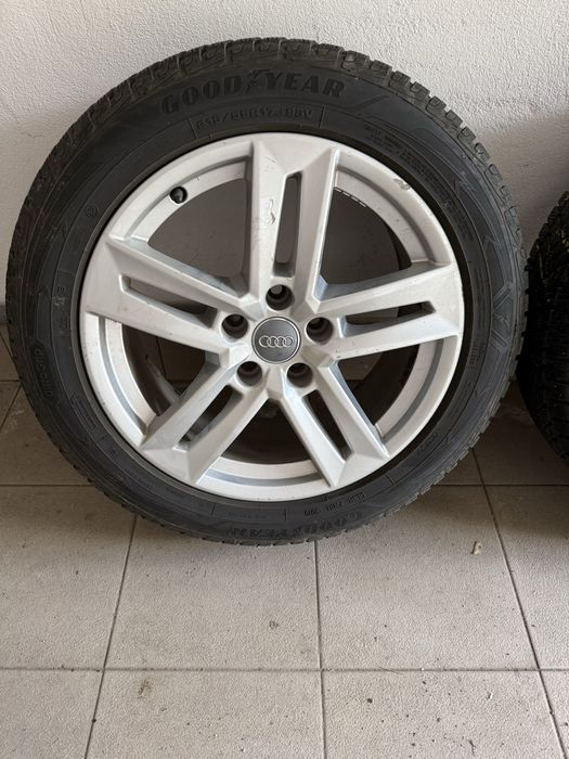 Оригинални Ауди джанти 17 с гуми Goodyear