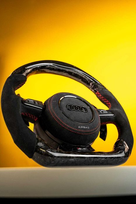 Volan Carbon LED RACE Audi A5 A6 A7 A4 A8 NOU