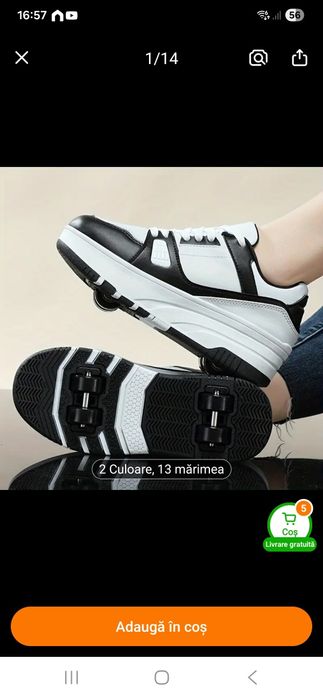 Adidasi copii cu role