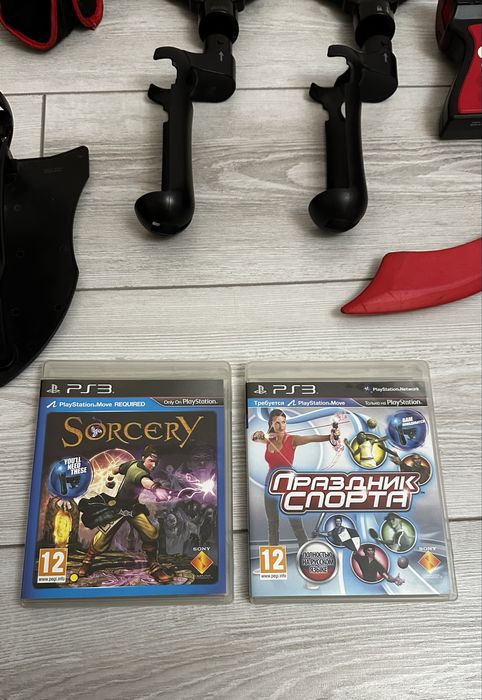 Продам комплект для игр move ps3