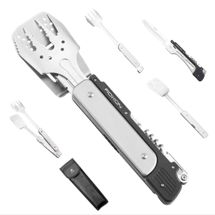 Set grătar Roxon S601 / NOU / BBQ / Multitool / EDC