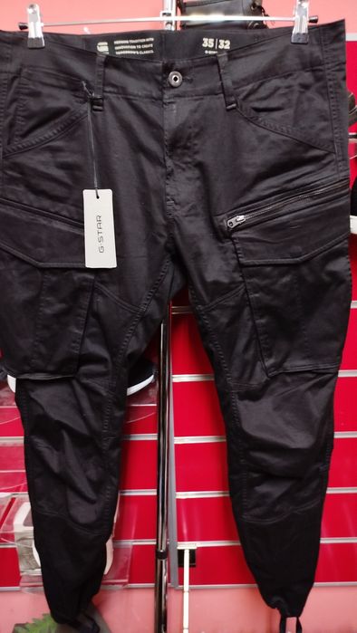 Карго панталон G-Star Rovic Zip W35 W36 нов мъжки черен оригинален