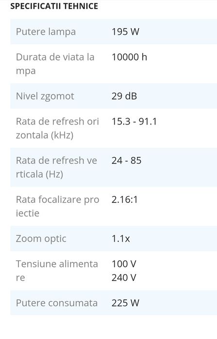 Videoproiector Optoma S331