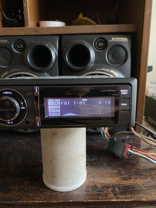 Kenwood KDC-BT60U - НАЙ ВИСОК КЛАС - ТОП МОДЕЛ - 4V USB Bluetooth CD mp3 плеър за кола сд авто радио